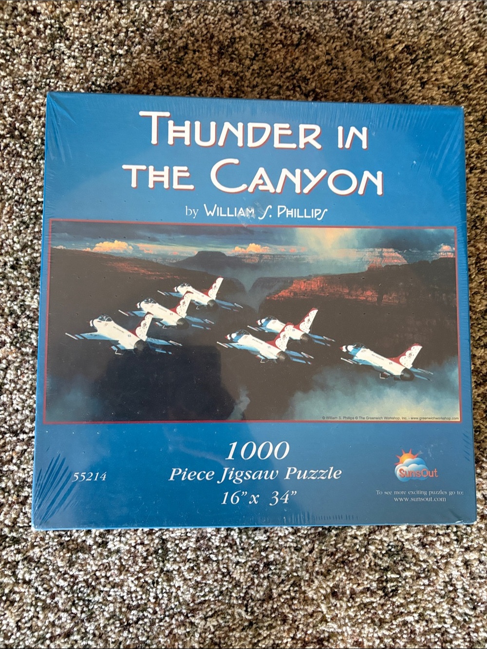 1000 piece Thunderbird puzzle